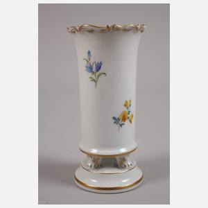 Meissen Füßchenvase "Blumenbukett"