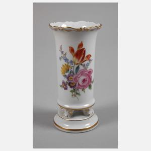 Meissen Füßchenvase "Blumenbukett"