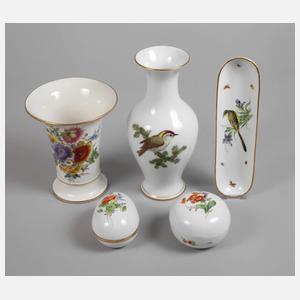 Meissen Konvolut Zierporzellan