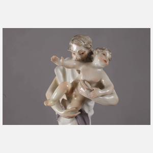 Meissen "Saturn mit Kind"