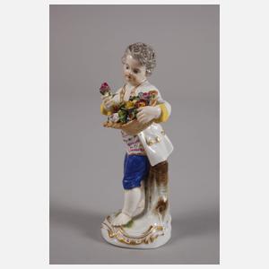 Meissen "Gärtnerkind mit Blumenkorb"