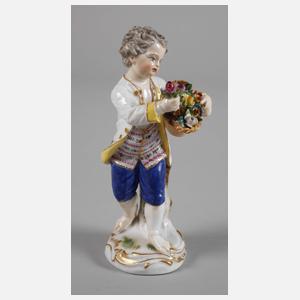 Meissen "Gärtnerkind mit Blumenkorb"
