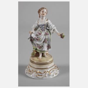 Meissen "Winzermädchen auf Fass"