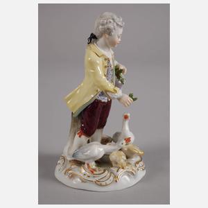 Meissen "Knabe, Gänse fütternd"