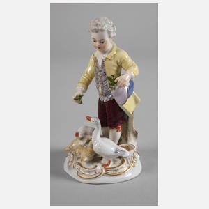 Meissen "Knabe, Gänse fütternd"