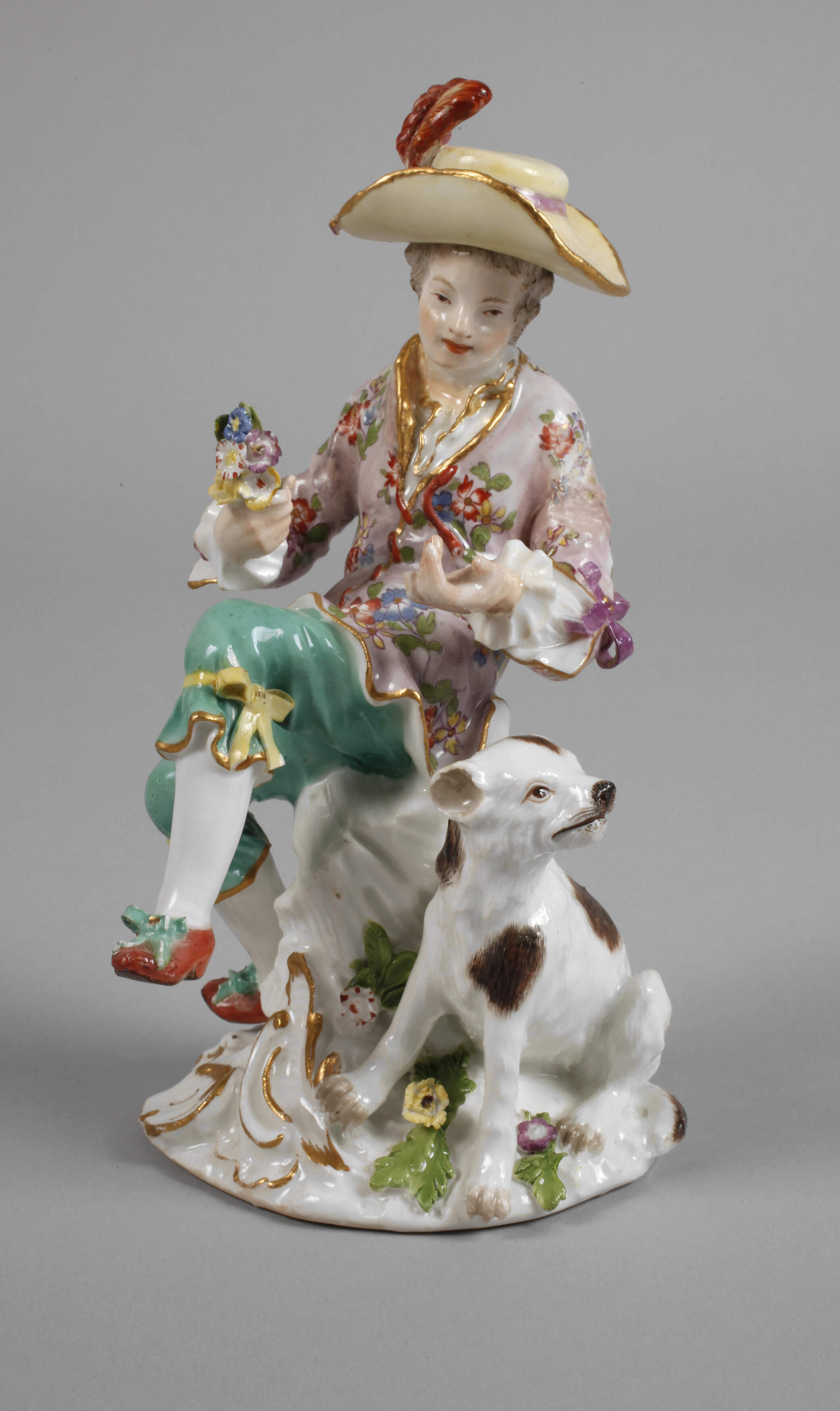 Meissen "Schäfer mit Hund"