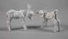 Meissen "Esel" und "Kalb"