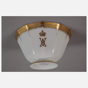 Nymphenburg sechs Mokkatassen mit Wappen