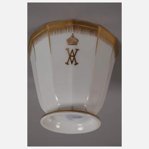 Nymphenburg Kaffee-Restservice mit Wappen