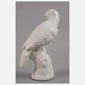 Nymphenburg "Papagei auf Natursockel"