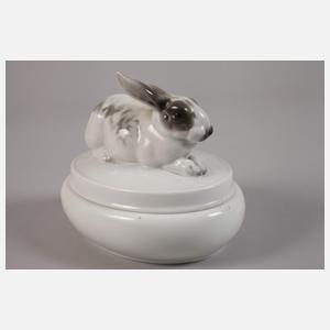 Rosenthal Deckeldose mit Hasenknauf