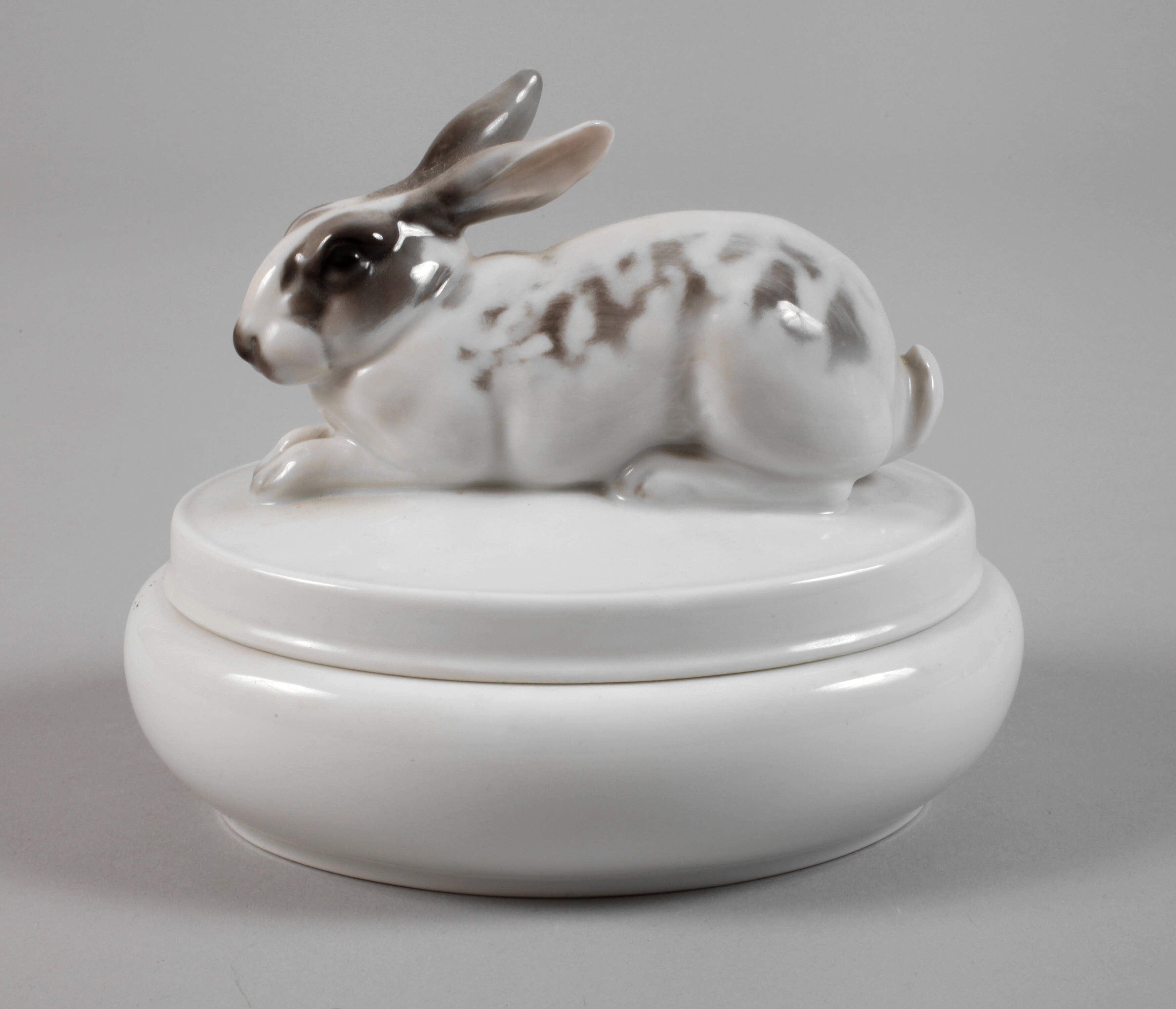 Rosenthal Deckeldose mit Hasenknauf