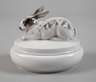 Rosenthal Deckeldose mit Hasenknauf