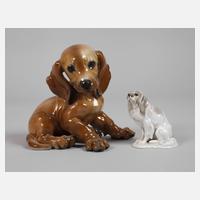 Rosenthal zwei Hunde111