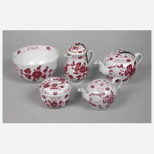 Tettau Konvolut Purpurmalerei