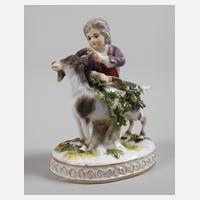 Thüringen Knabe mit Ziegenbock111