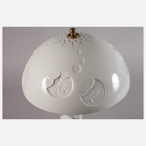 Volkstedt Lithophanie-Lampe mit Dame