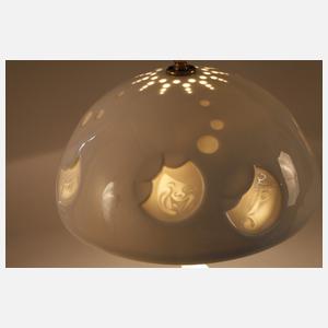 Volkstedt Lithophanie-Lampe mit Dame