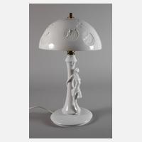 Volkstedt Lithophanie-Lampe mit Dame111