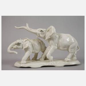 Volkstedt-Rudolstadt Elefantengruppe