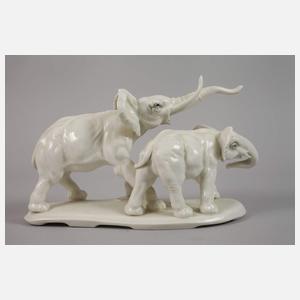 Volkstedt-Rudolstadt Elefantengruppe