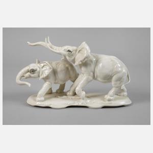 Volkstedt-Rudolstadt Elefantengruppe