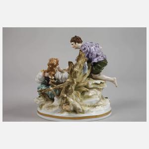 Galantes Gärtnerpaar