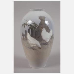 Kopenhagen Vase Hühnerhofdekor