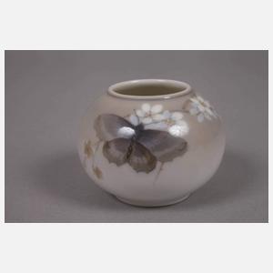 Kopenhagen Schale und Dose Schmetterlingsdekor