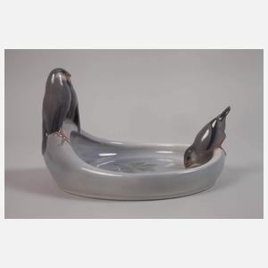 Kopenhagen Schale mit Finken