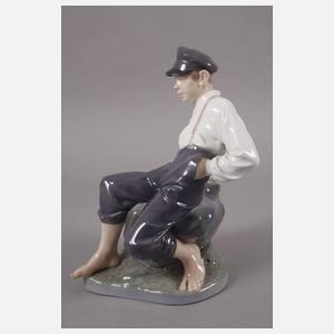 Kopenhagen "Junge auf Felsen"