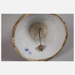 Frankreich figürliche Tischglocke Fayence