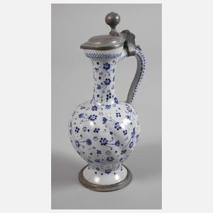 Ansbacher Enghals-Fayencekrug