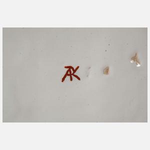 Delfter Fayence Bäuerin mit Kuh