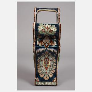 Royal Bonn Henkelvase Kastanienblattdekor