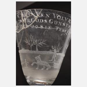 Barocker westfriesischer Trinkpokal