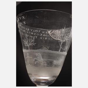 Barocker westfriesischer Trinkpokal