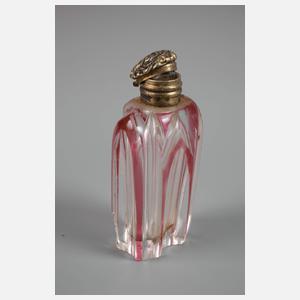 Zwei barocke Flakons mit Silbermontierung