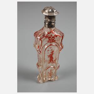 Zwei barocke Flakons mit Silbermontierung