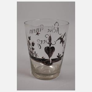 Becherglas Biedermeier