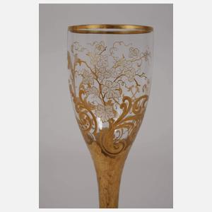 Champagnerkelch Golddekor