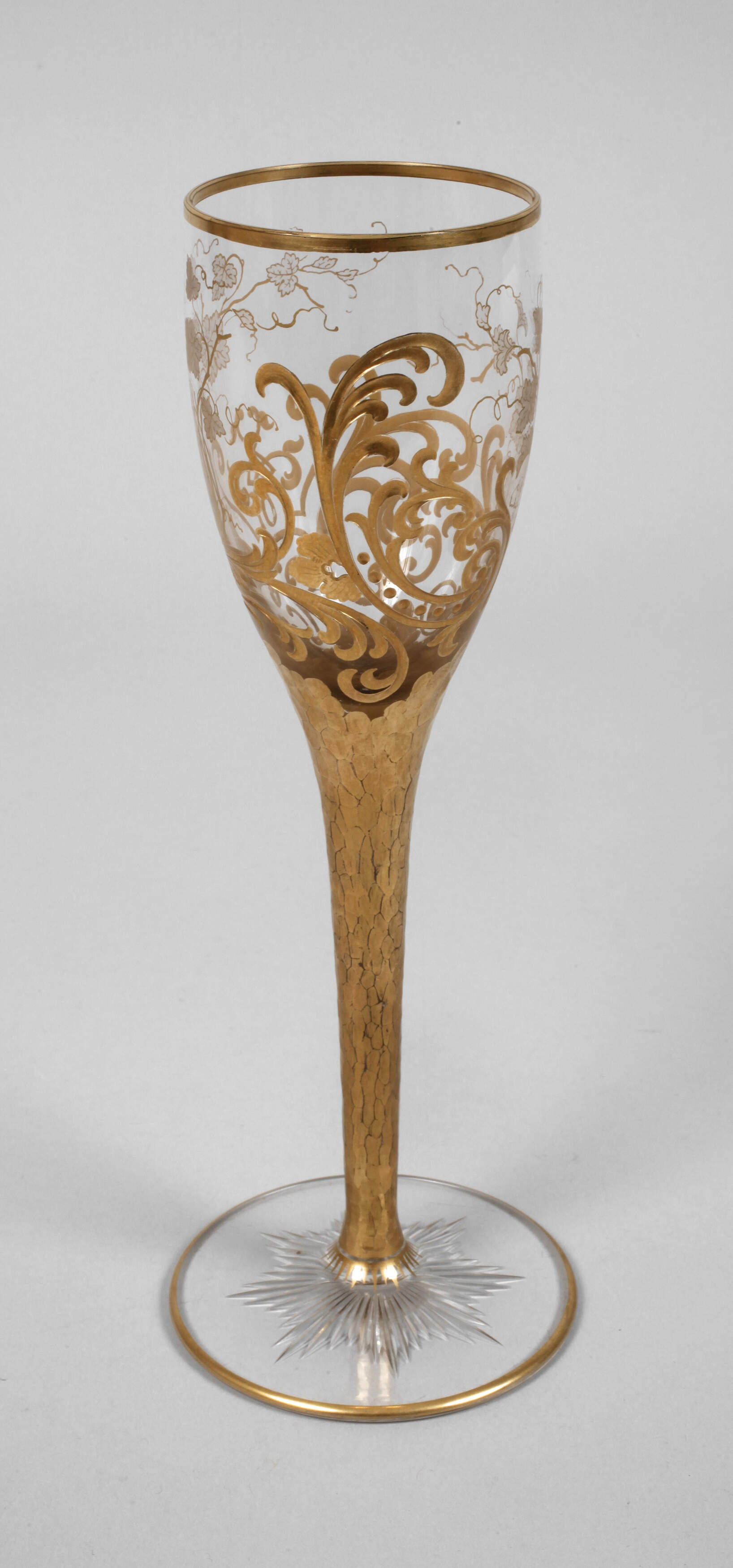 Champagnerkelch Golddekor