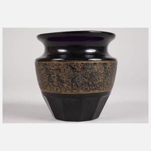 Moser Karlsbad Vase mit Ätzfries