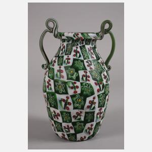 Murano Henkelvase Millefiori