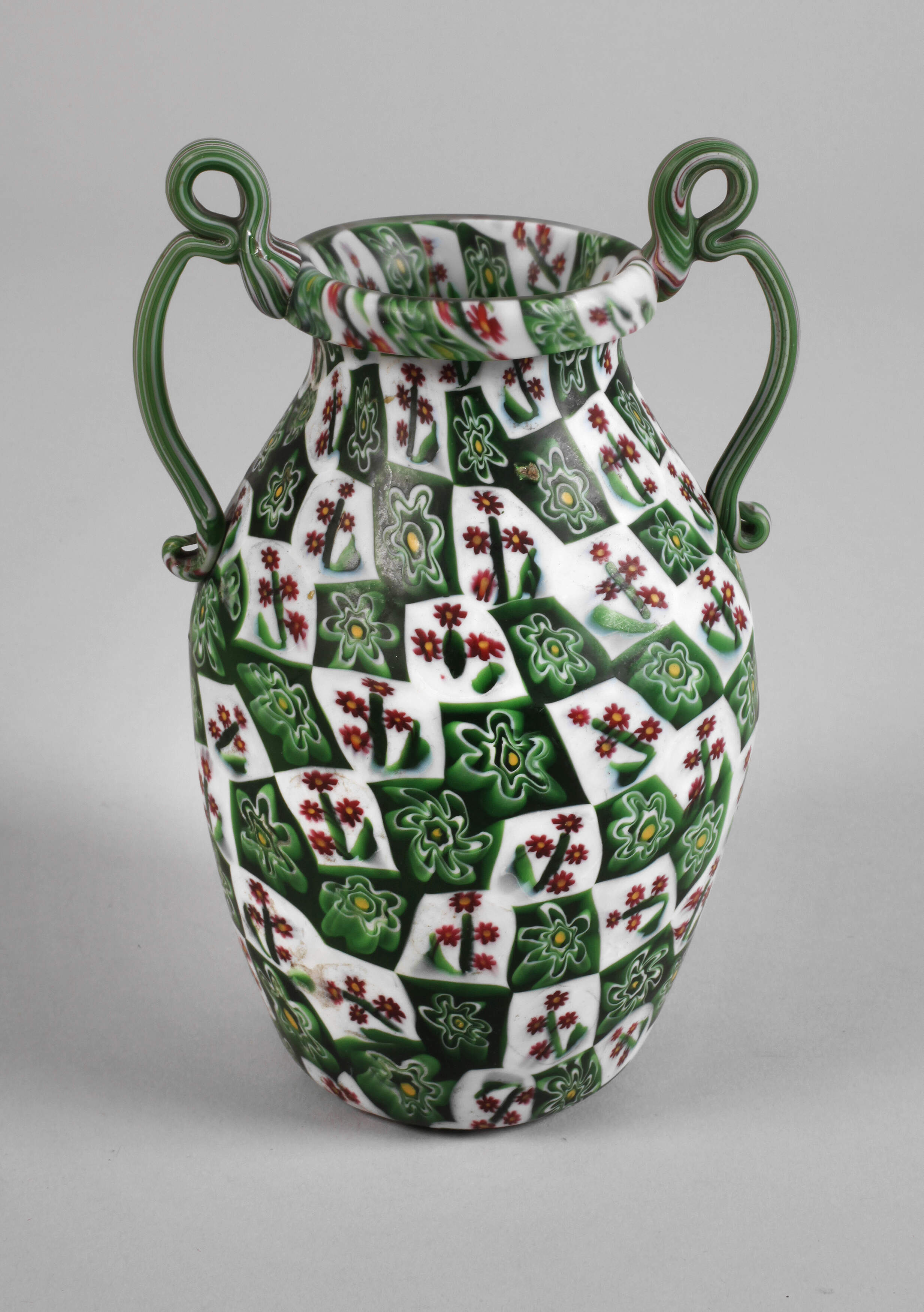 Murano Henkelvase Millefiori