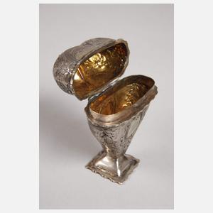 Herzdose Silber Barock