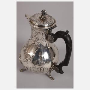 Silber Kernstück und Tablett