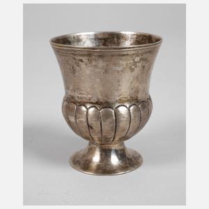 Fußbecher Silber