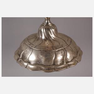 Silberleuchter im Barockstil