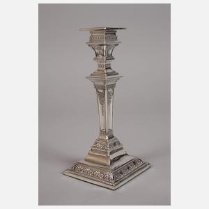 Zwei Kerzenleuchter Silber